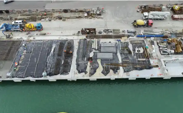 Coastal and marine engineering site